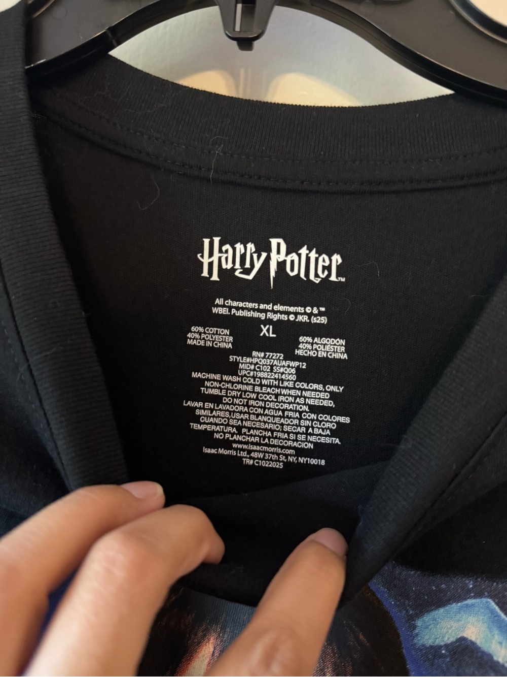 Harry Potter Graphic Short Sleeve Tee - Black - Picture 3 of 3